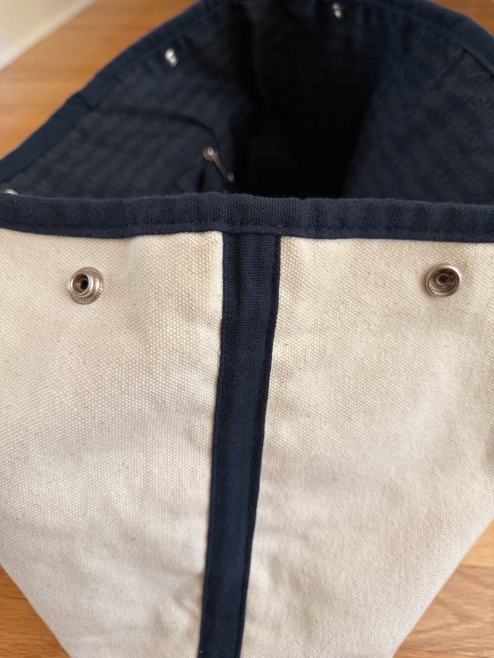 Scarborough & Tweed Morgan Stanley Cotton Canvas Tote Bag - Picture 5 of 13